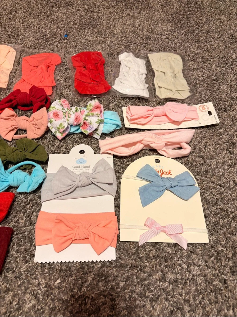 36 Baby Bow Headband Set - Assorted Colors
